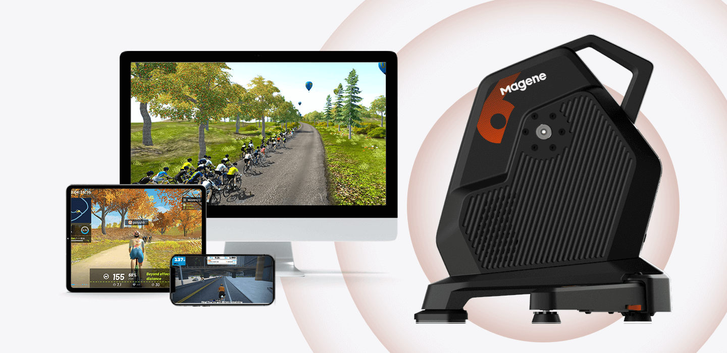 Maijin T600 Smart Trainer | Direct Drive Indoor Bike Trainer | Self-Powered | 2200W | ±1% Power Accuracy | จำลองความชัน 20% | Bluetooth ANT+ Wi-Fi Ethernet