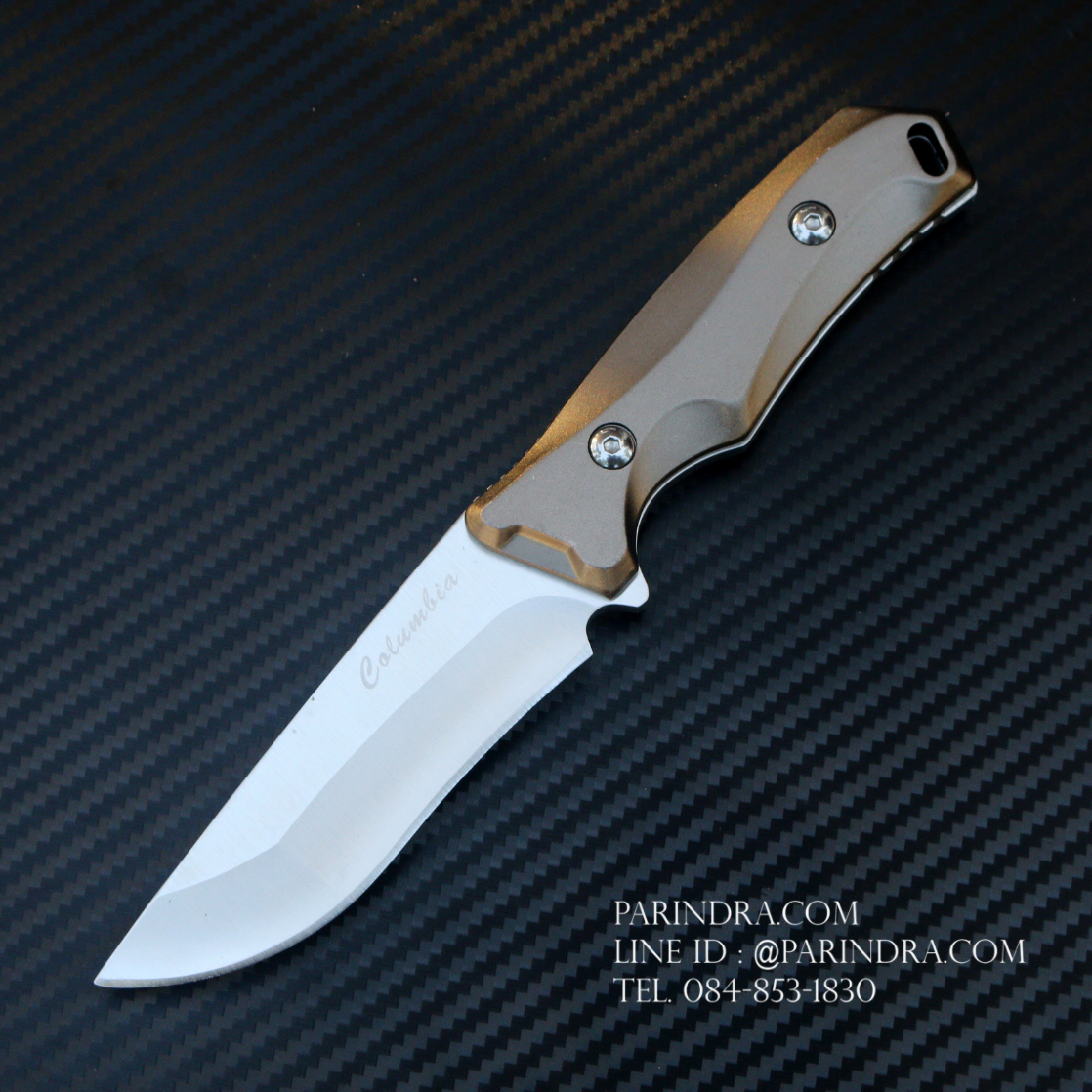 มีดใบตาย COLUMBIA K610 ทรงเปอร์เซีย ขนาด 8.5 นิ้ว ใบเงิน