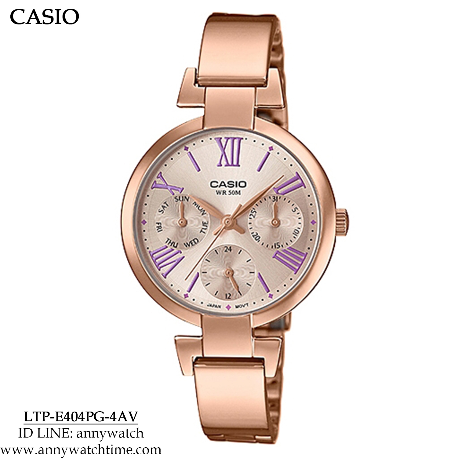 CASIO LTP-E404PG-4AV
