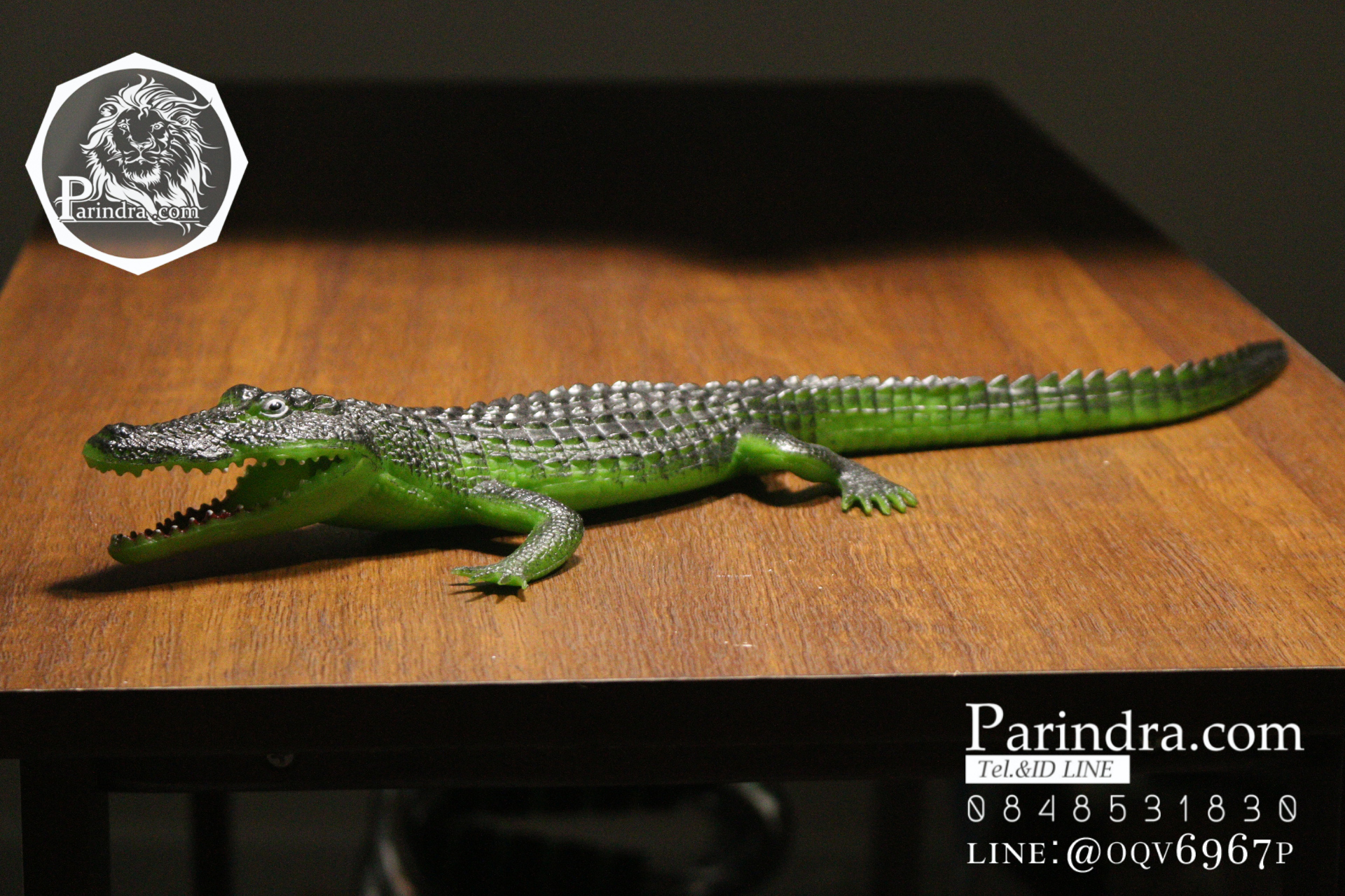 โมเดลจระเข้ สีเขียวอ่อน บีบมีเสียง ขนาดใหญ่ 16 นิ้ว ขนาดใหญ่