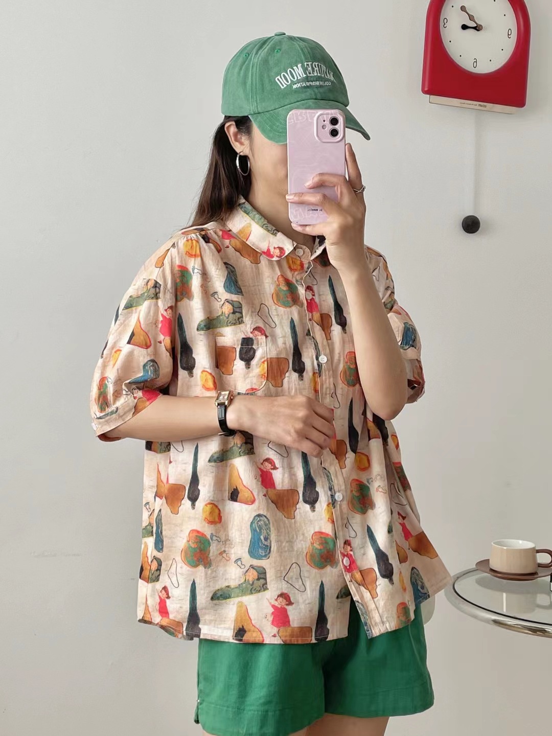 เสื้อผ้าฝ้ายแต่งกระเป๋า