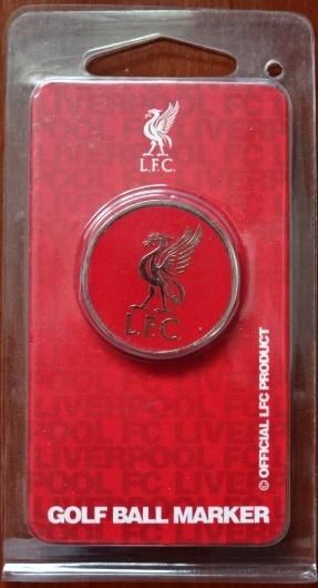 อุปกรณ์กอล์ฟ ฟุตบอล สโมสรลิเวอร์พูล - กอล์ฟบอลมาร์คเกอร์ ใหม่ / LIVERPOOL Football Club Golf Accessory - Golf Ball Marker NEW