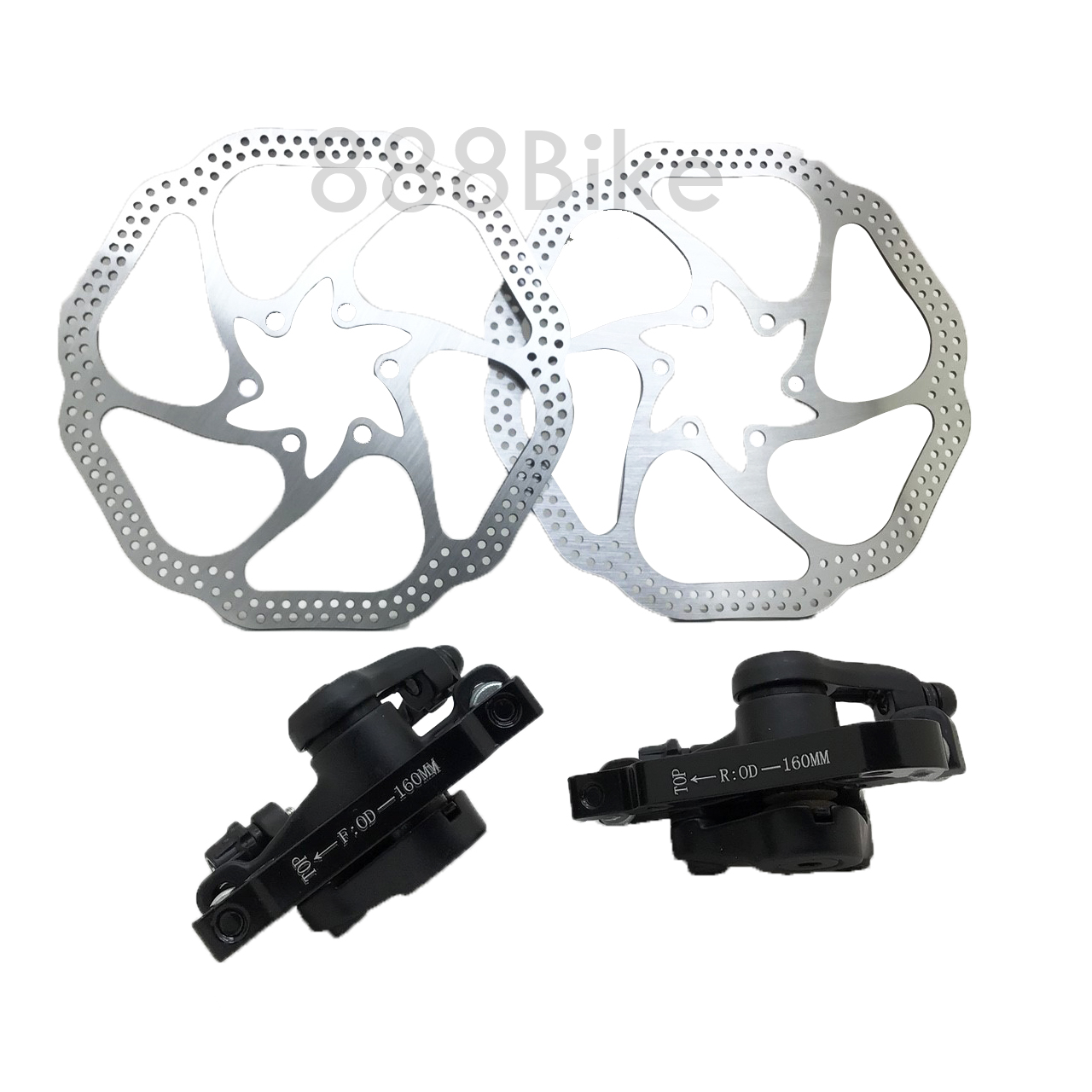 ชุดดิสเบรคสาย DIAON Bicycle Mechanical Disc Brake กระปุกดิสเบรคหน้าหลัง พร้อมใบดิส160MM, NV5+HS1