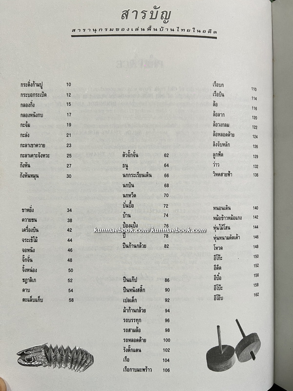 สารานุกรม ของเล่นพื้นบ้านไทยในอดีต ผลงานของ รองศาสตราจารย์สนม ครุฑเมือง