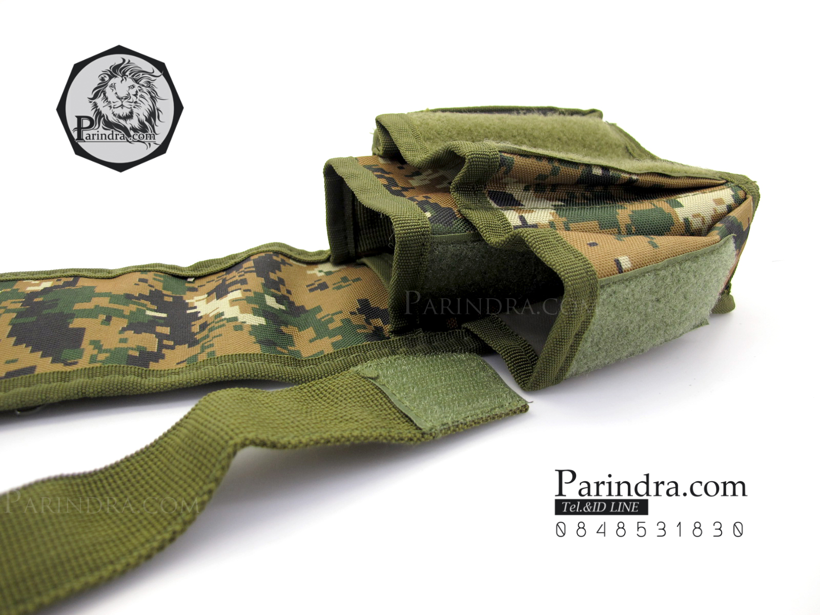 กระเป๋าคาดเอว ผ้าไนลอนลายพรางทหารแบบมินิ พกพาสะดวก ทนทาน แข็งแรง