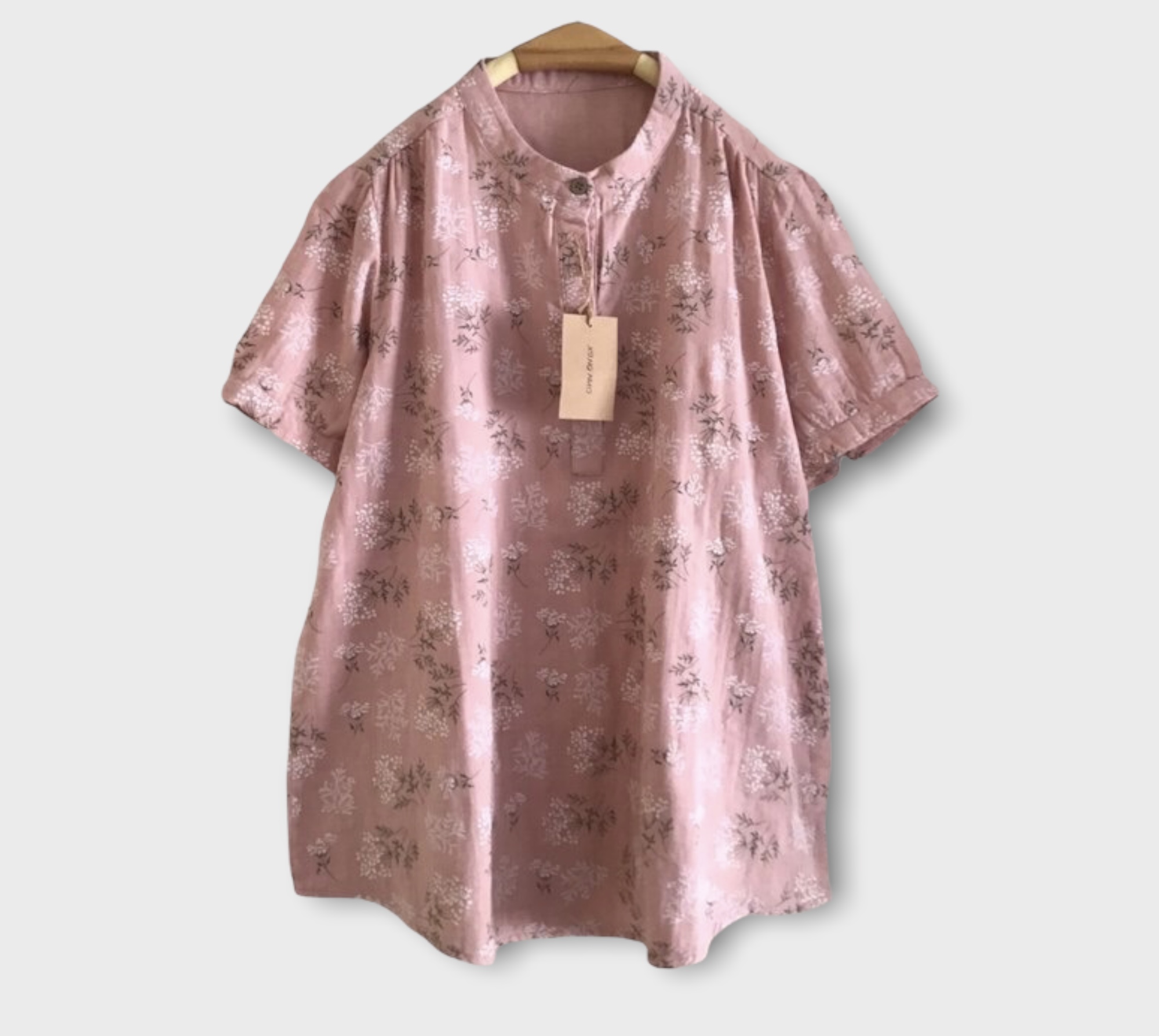เสื้อผ้าฝ้ายนิ่มลายดอกไม้