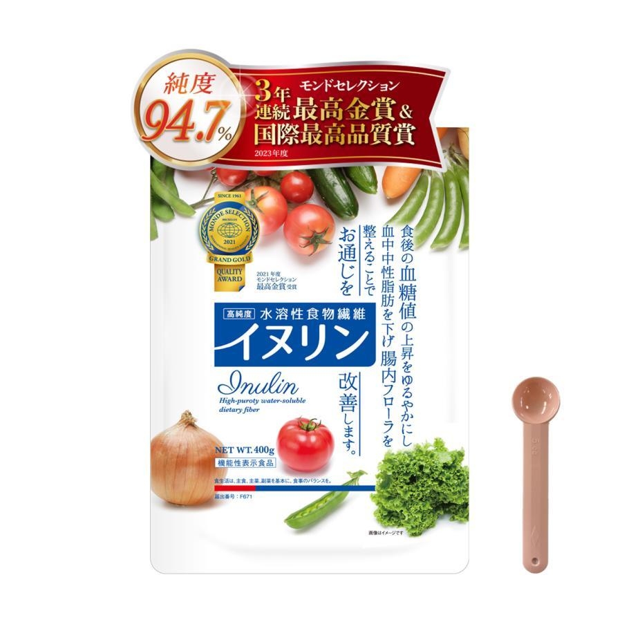 INULIN POWDER รางวัล monde เหรียญทอง 3 ปีซ้อน 400g