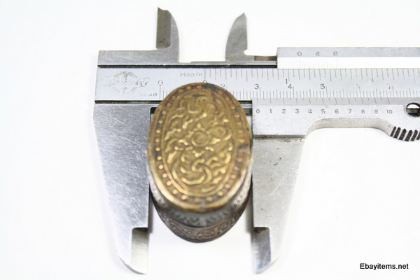 ตลับทองเหลืองสมัยโบราณ ปี 2517