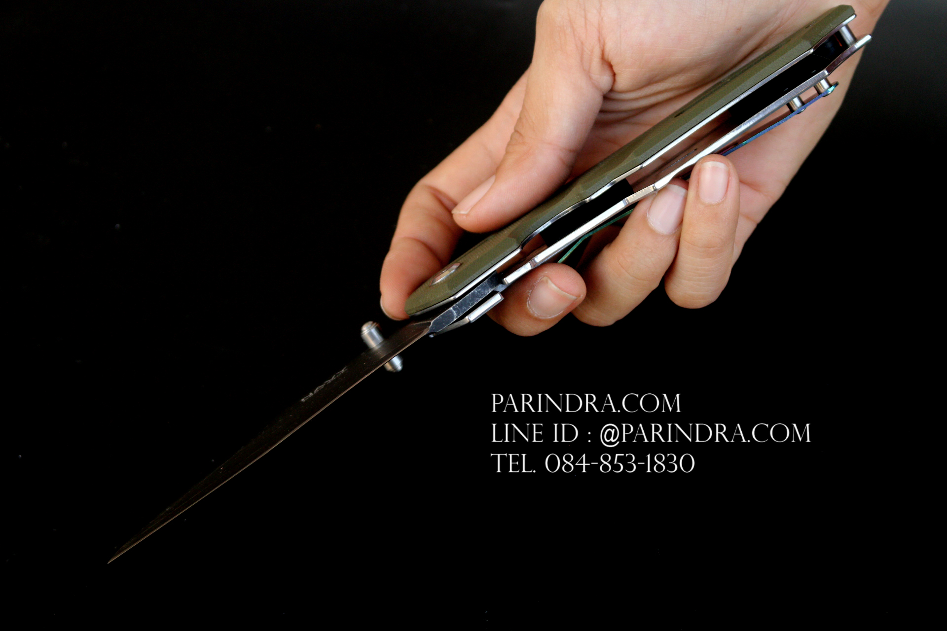 มีดพับ Navy รุ่น K803G สีดำ ใบสีเงิน ด้าม G10 ทรงสวย ของแท้ 100%