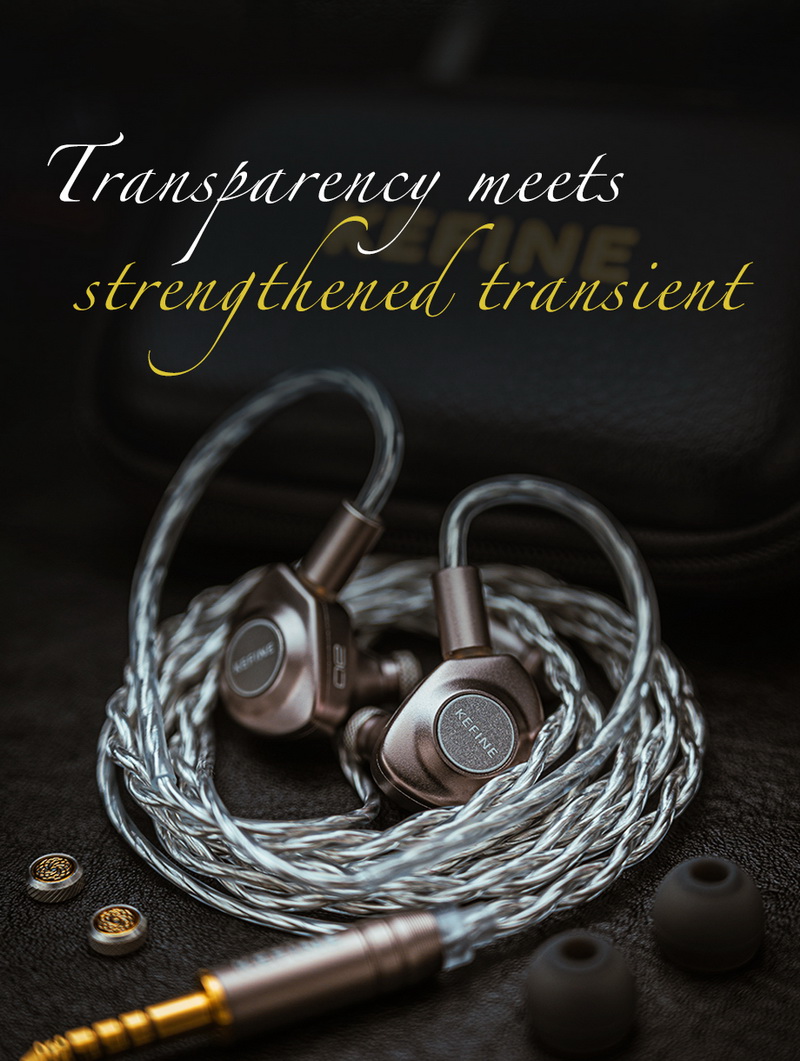 KEFINE DelciAE หูฟัง IEMs ไดรเวอร์ Dynamic 10 มม. ไดอะแฟรม DLC+PU เปลี่ยนท่อนำเสียงได้ ประกันศูนย์ไทย