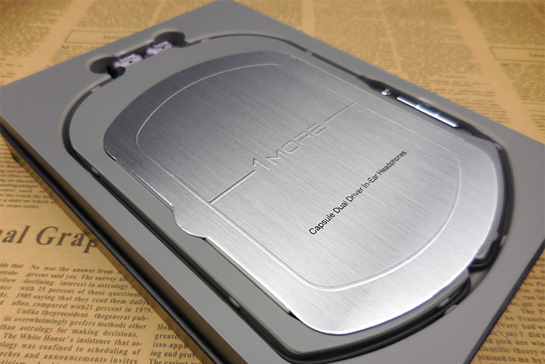 ขาย 1more C1002 หูฟัง2ไดรเวอร์ทรงแคปซูล