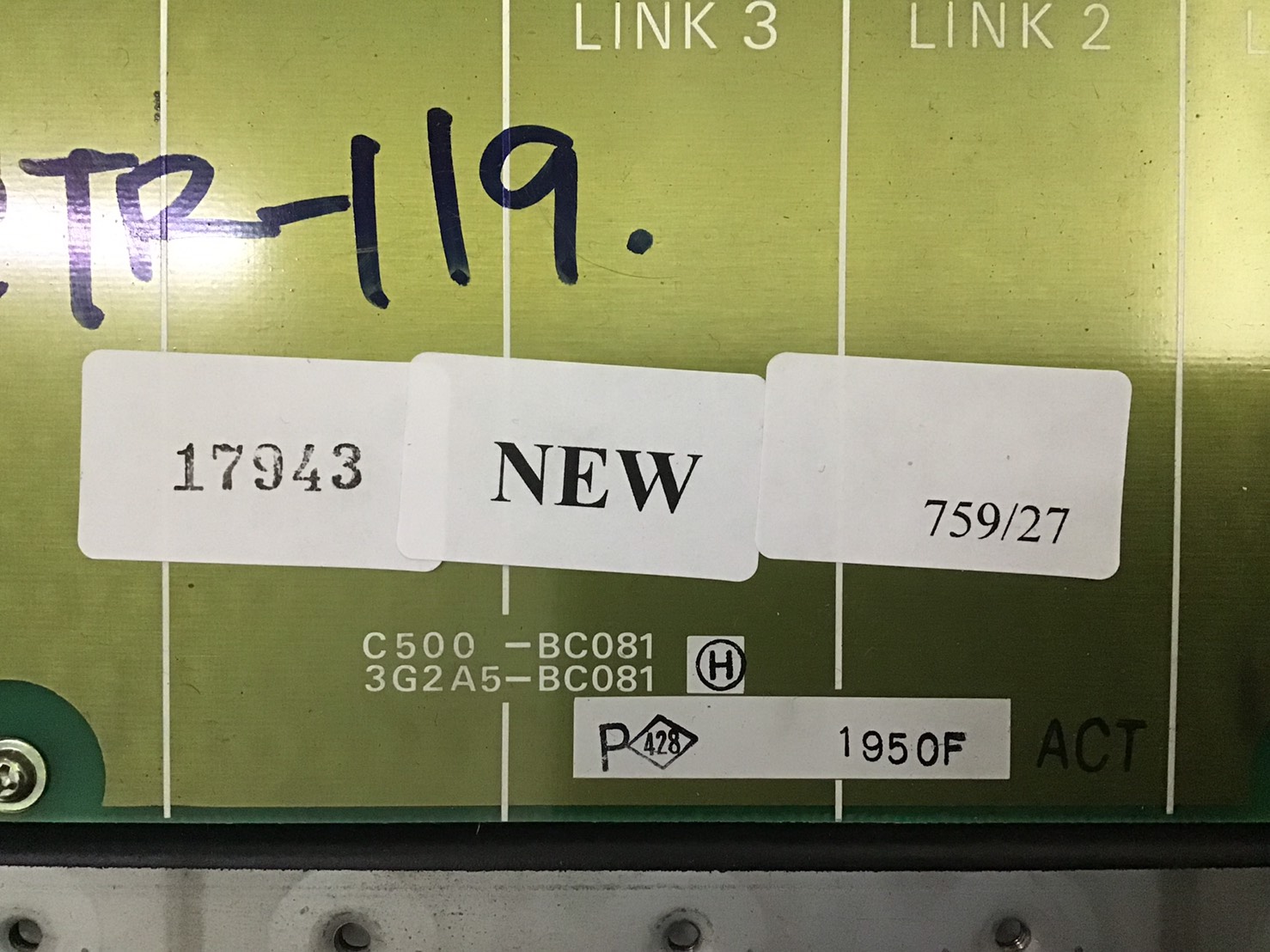 C500-BC081 PLC “ OMRON ”