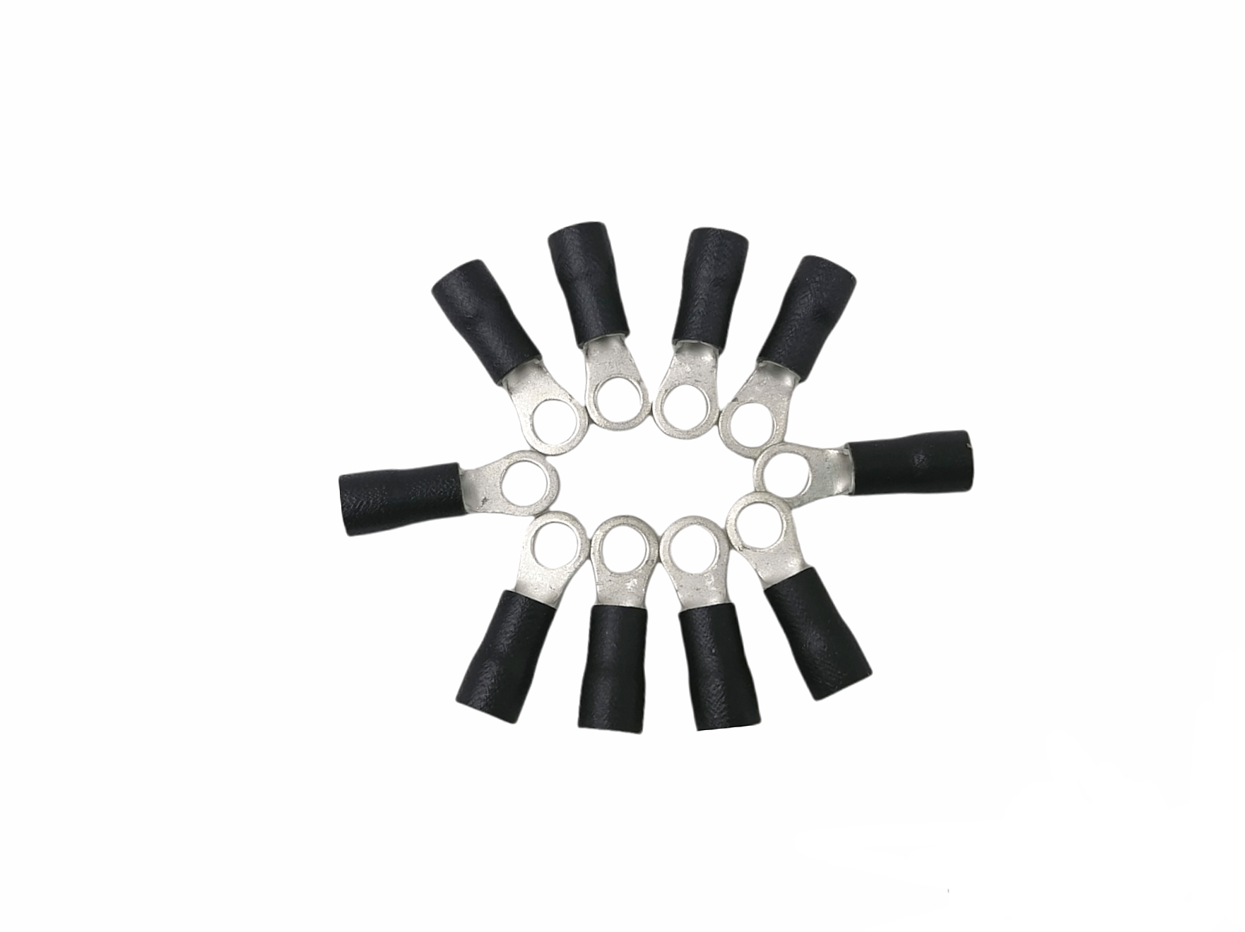 หางปลากลม มีปลอกหุ้ม RV 3.5-5 (ห่อ=10ตัว) คละสี