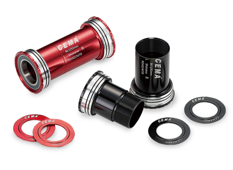 กะโหลก CEMA Ceramic Press Fit BB86 Interlock ,SRC-BT-86CBPR (มีเฉพาะสีดำ)