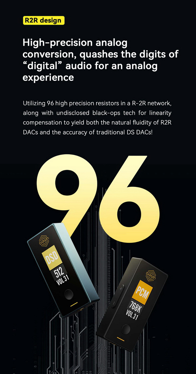 HiBy FC6 DAC/AMP พกพาแบบ R2R สถาปัตยกรรม Darwin รองรับ MQA ประกันศูนย์ไทย