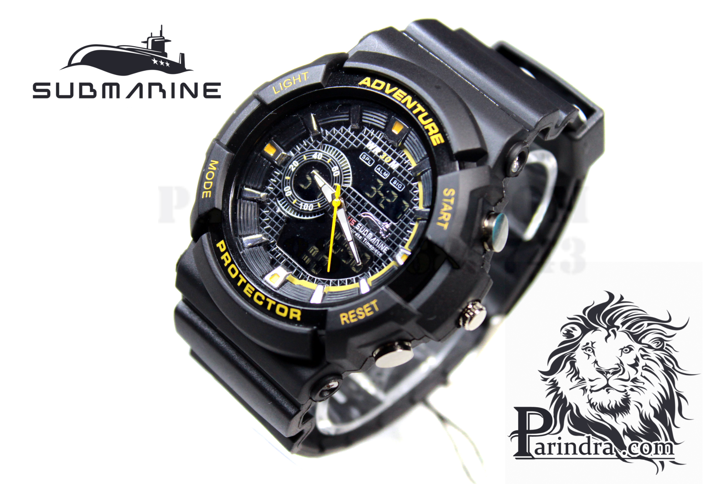 US submarine Protector รุ่น TP3147M สีดำตัดเหลือง