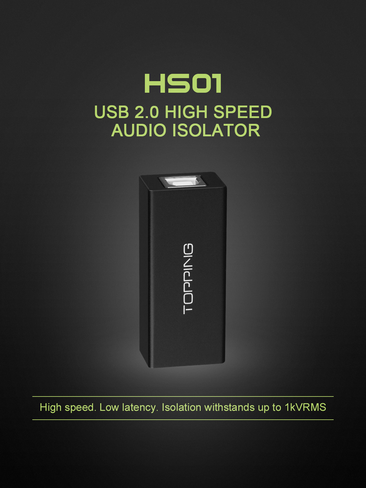 ขาย Topping HS01 Audio Isolator ป้องกันไฟย้อน เสียงจี่ สำหรับเครื่องเสียง