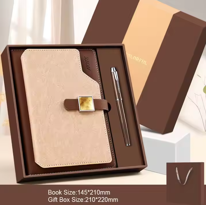 Gift Set รุ่น 13012 (Diary A5 รุ่น 13012,Metal pen,กระบอกสแตนเลส)