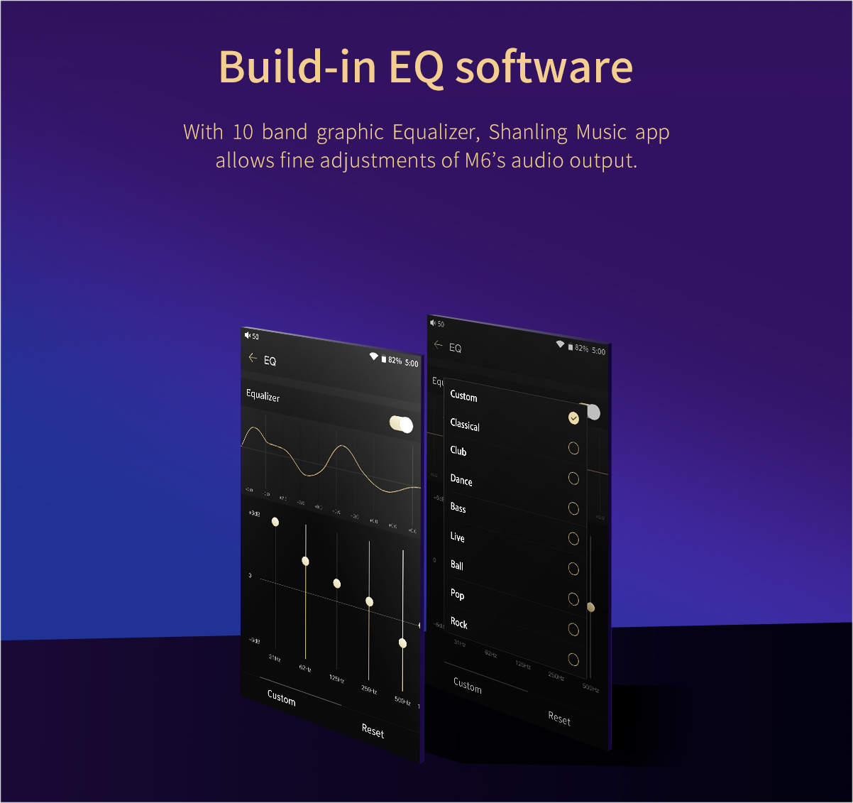 ขาย Shanling M6 Dap รองรับ Two-way Bluetooth , DSD 256 , 32bit/768kHz