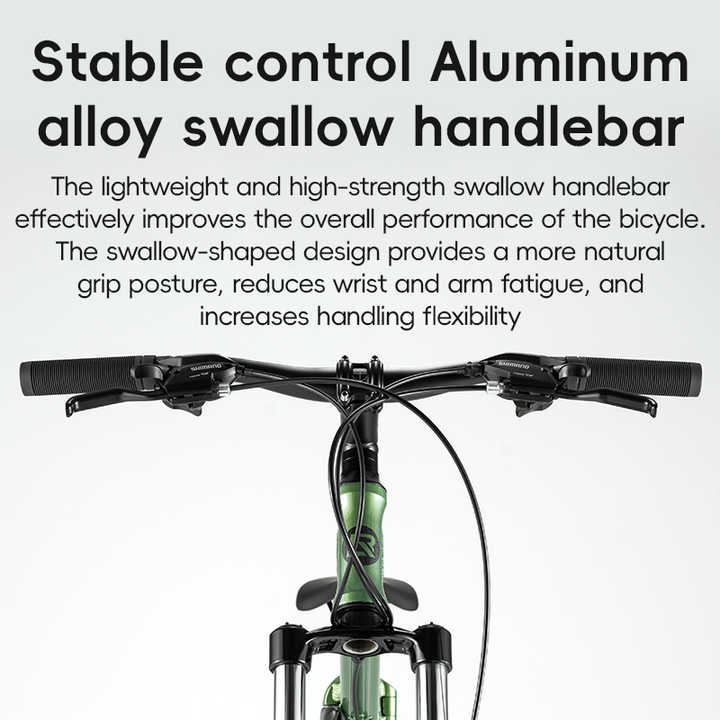 ROCKBROS SGD Folding Mountain Bike, Aluminum Alloy Frame, 26" Wheelset, 24 Speed