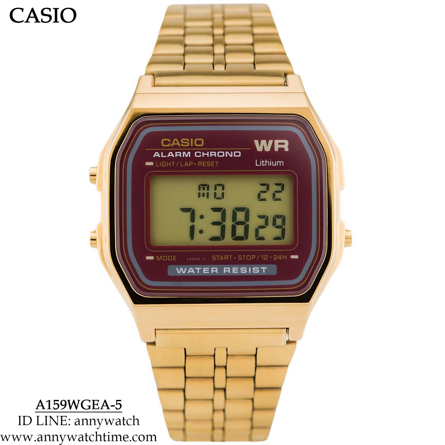 CASIO A159WGEA-5