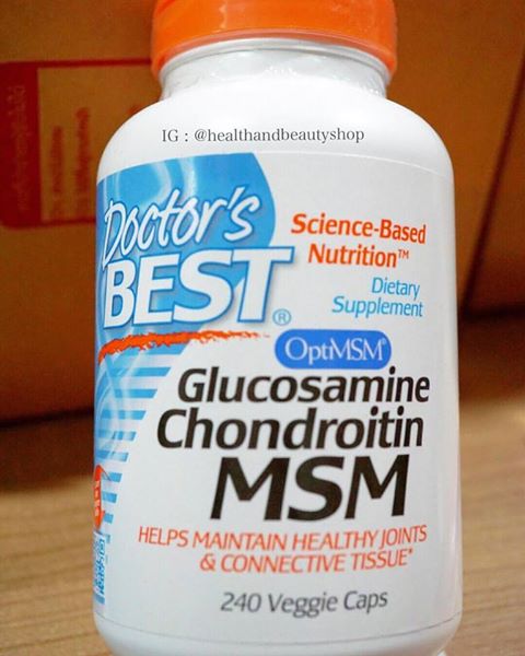 Doctor's Best, Glucosamine Chondroitin MSM, 240 Capsules