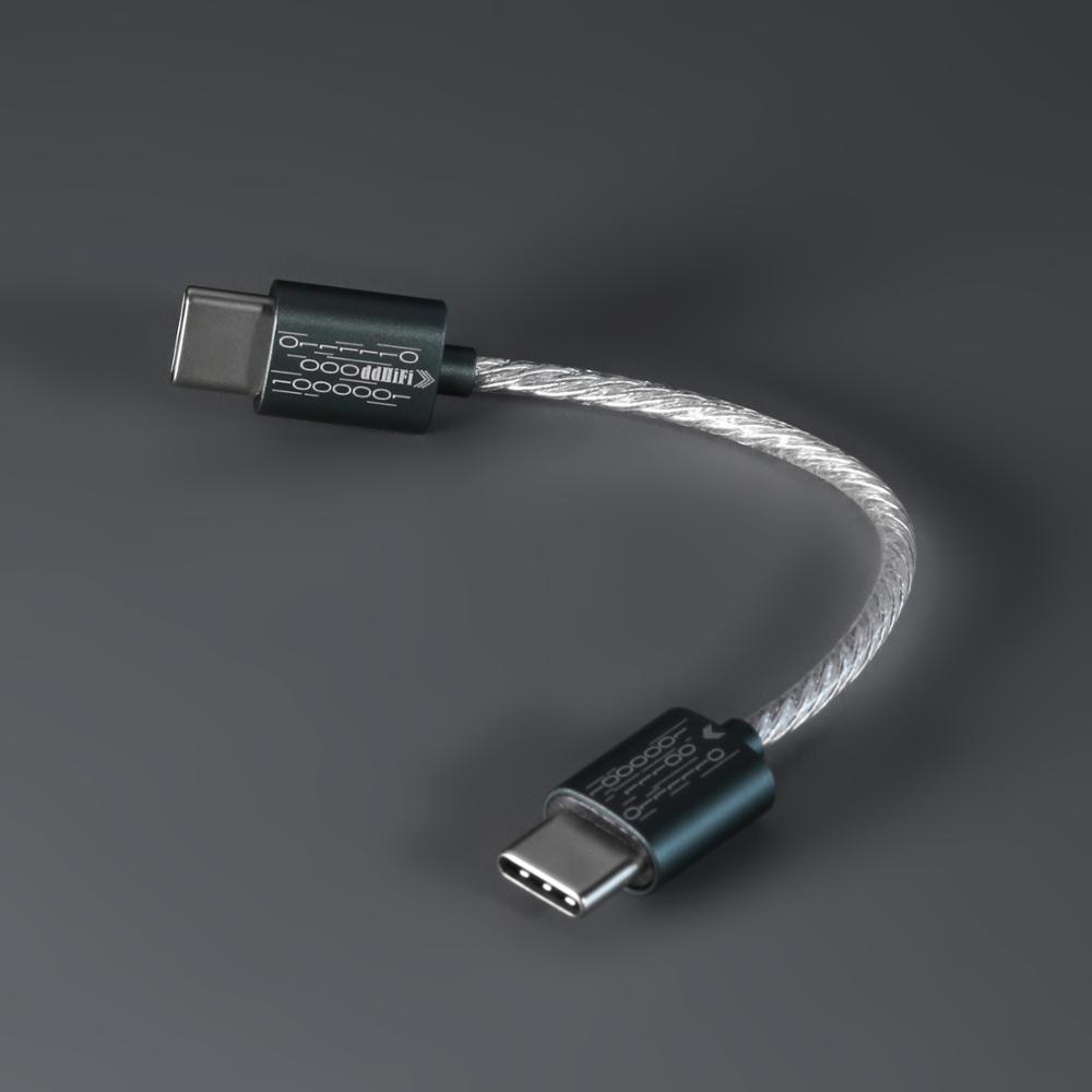 ขาย DD TC05 V2 สายแปลง TypeC เป็น TypeC สาย OCC ชุบเงิน