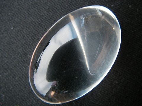 QU0023 แก้วขนไหมช่อแก้ว น้ำใส ช่อใหมเงิน ขนเหล็ก แร่เข็มพุ่งสูงนำสู่อนาคตให้สูงส่ง ขนาดเม็ดแก้ว 20.58x31.75x13.54 mm. นน. 61.24 ct.