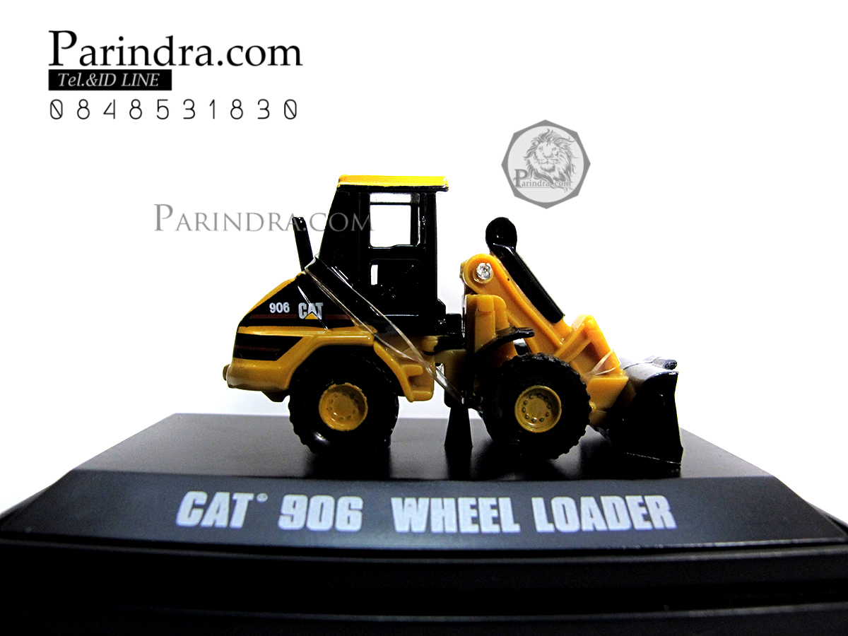 โมเดลรถเหล็กมินิ รถตักดิน Cat 906 Compact Wheel Loader