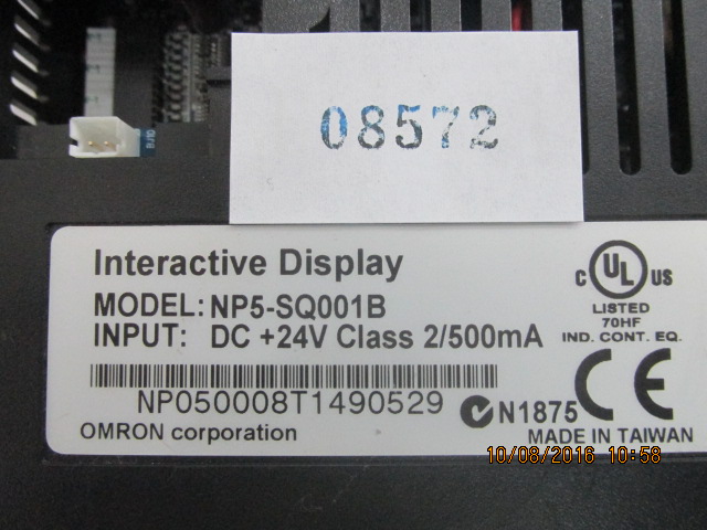NP5-SQ001B LCD TOUCH SCREEN “OMRON ”