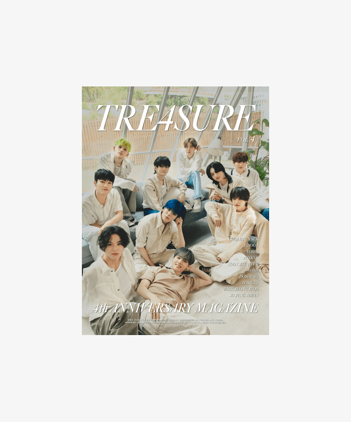 PRE. TREASURE 4th ANNIVERSARY MAGAZINE นำเข้า 14- 25 วัน