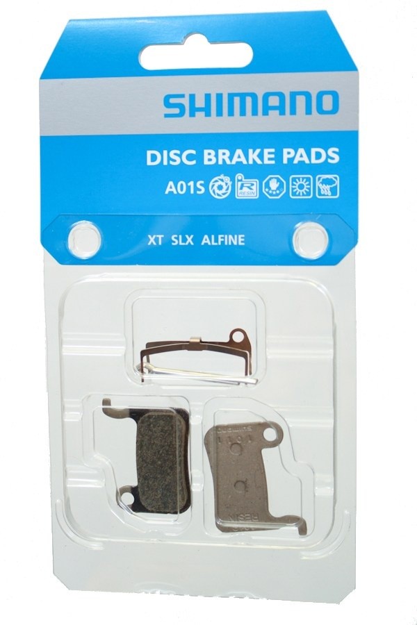 แผ่นยางเบรคดิส XT/DEORE รุ่น BR-M775/M595, Resin (A01S)