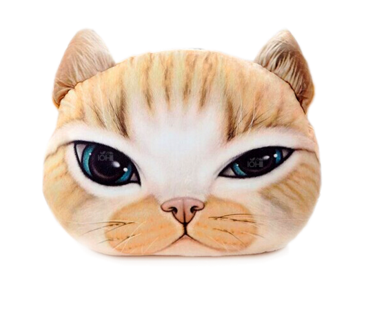 (พร้อมส่ง) หมอนหน้าน้องแมว 3 มิติ (50*40 cm.)