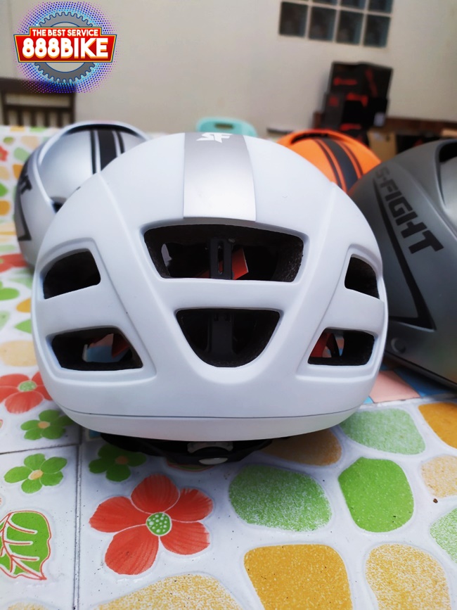 หมวก S-Fight AERO HELMET, GH-05 รอบศรีษะ 54-58 cm มีแว่นในตัว แว่นเป็นแบบแม่เหล็ก ถ้าไม่ใช้พลิกแว่นเก็บได้