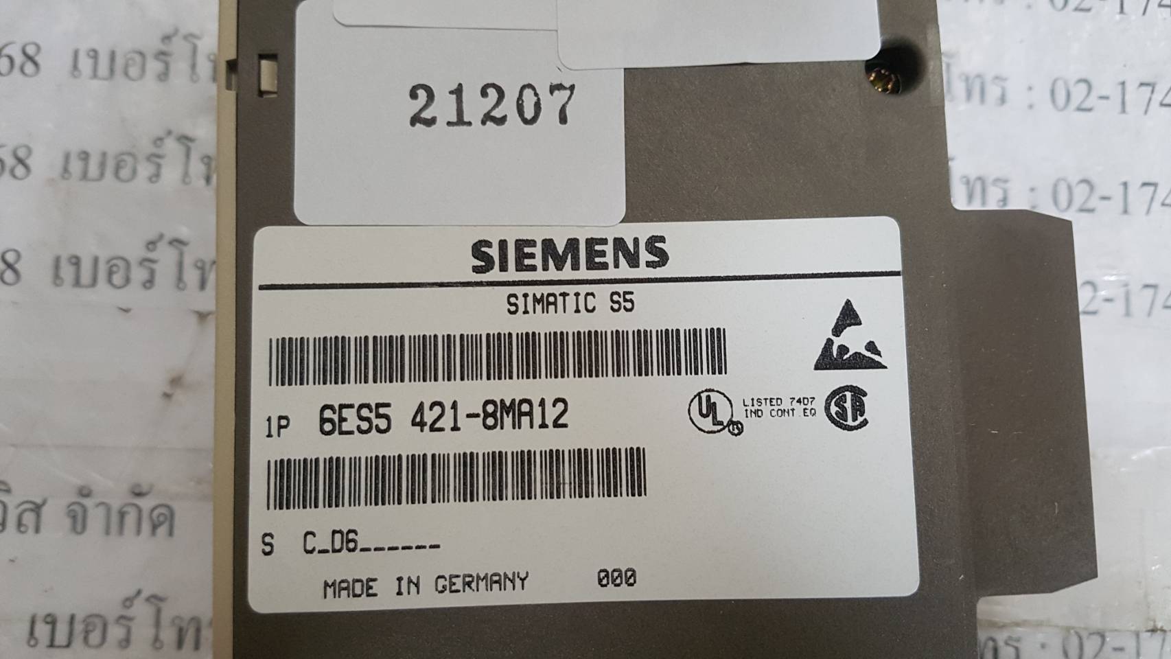 6ES5 421-8MA12 PLC " SIEMENS "