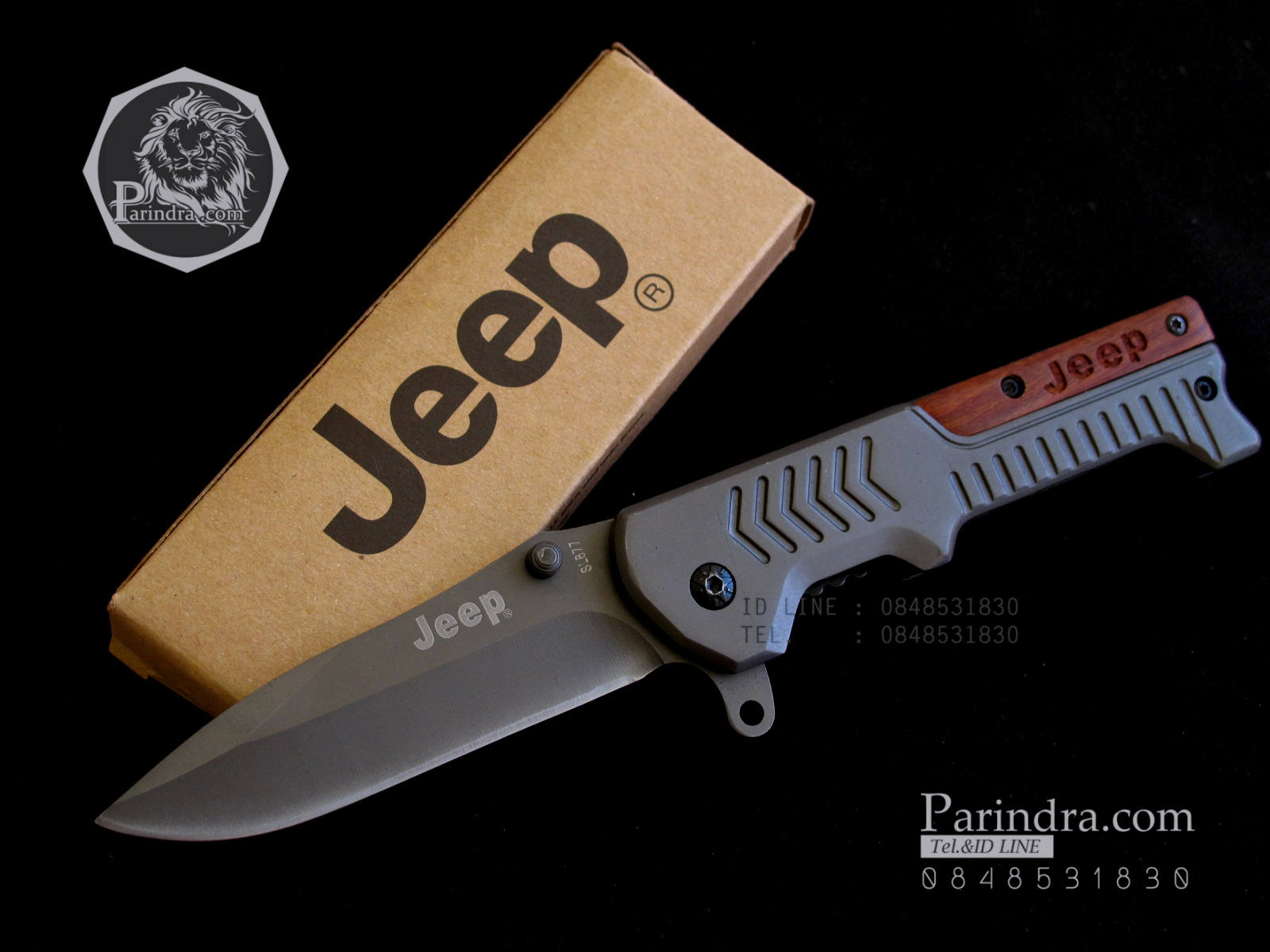 มีดพับ Jeep จีป ขนาดพกพา รุ่น SL877 (OEM)