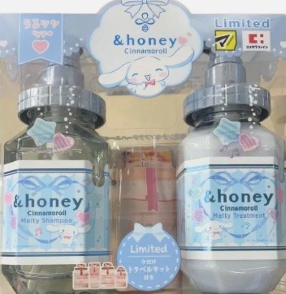 เซ็ตแชมพูและทรีทเมนต์ &Honey Melty limited Cinnamoroll 2024