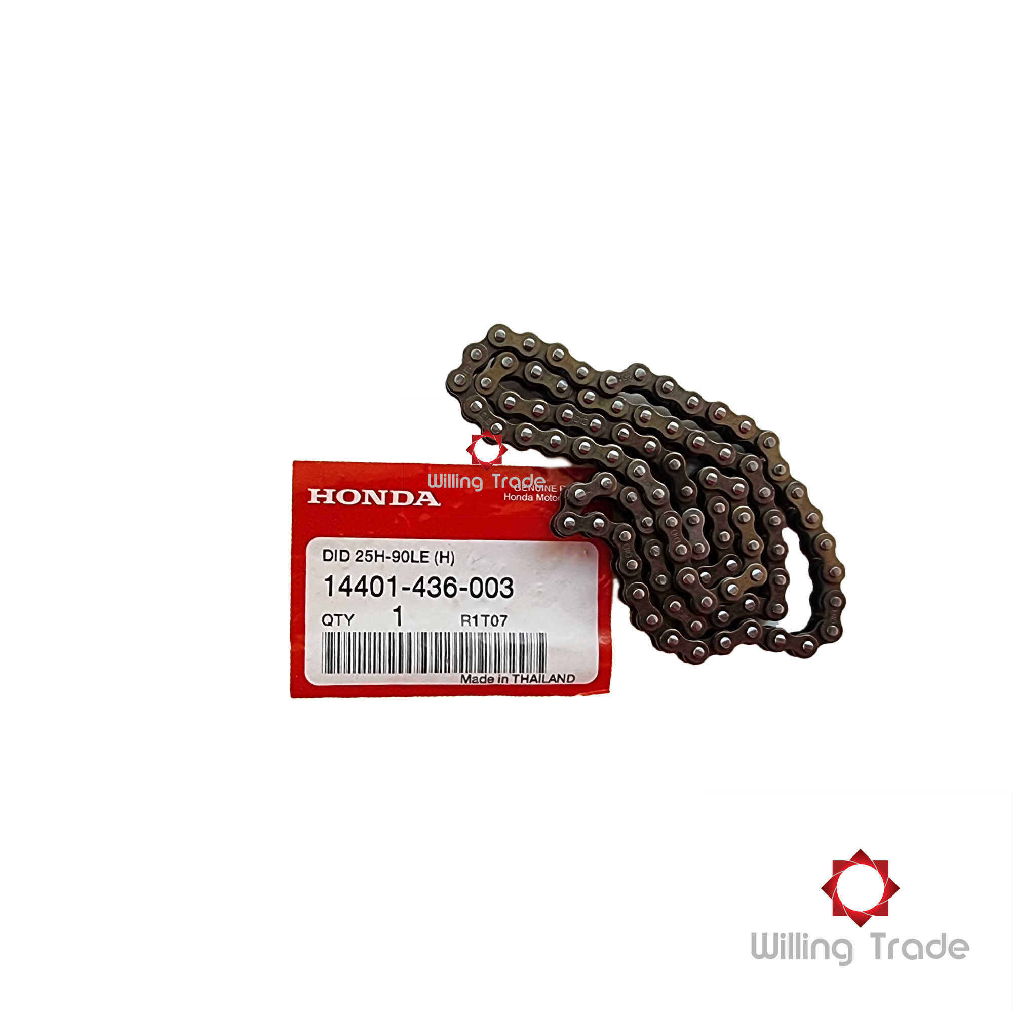 0294_HO. โซ่ราวลิ้น 90 L (B031) HONDA: (14401-436-003) WAVE110-I, DREAM 110-I [แท้ศูนย์ 100%]