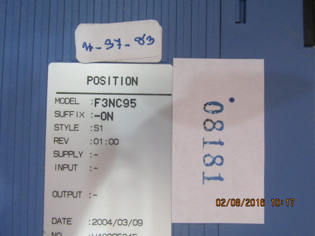 F3NC95 PLC " YOKOGAWA "