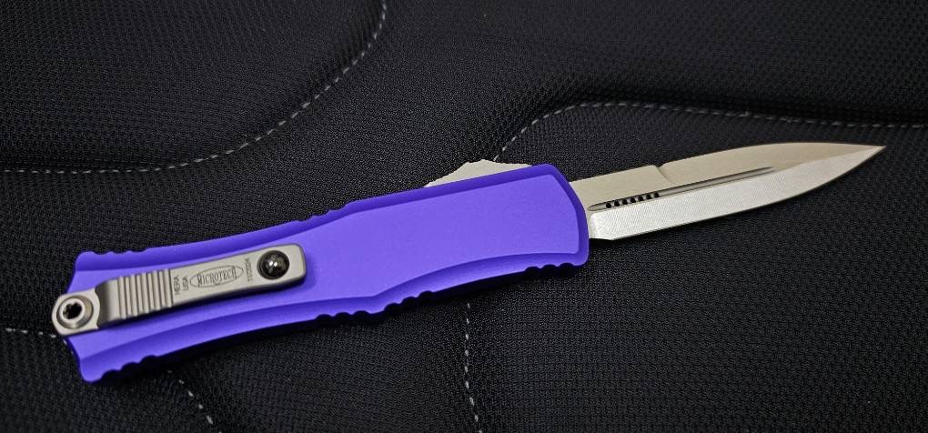 Microtech Automatic Pocket Knife Hera II Mini OTF Purple