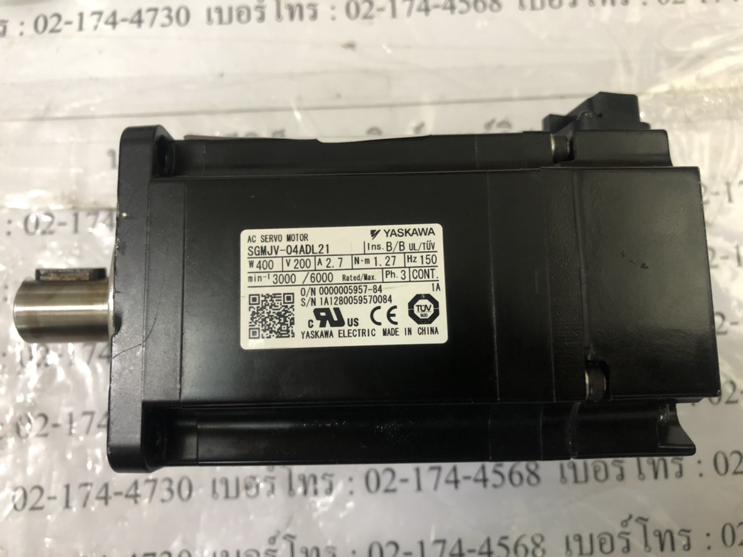 SGMJV-04ADL21 SERVO MOTOR " YASKAWA "