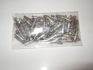 เฉพาะหัวซี่ลวด 14G Brass ทองเหลือง, ขนาดยาว 16MM, สีดำ และ โครเมียม