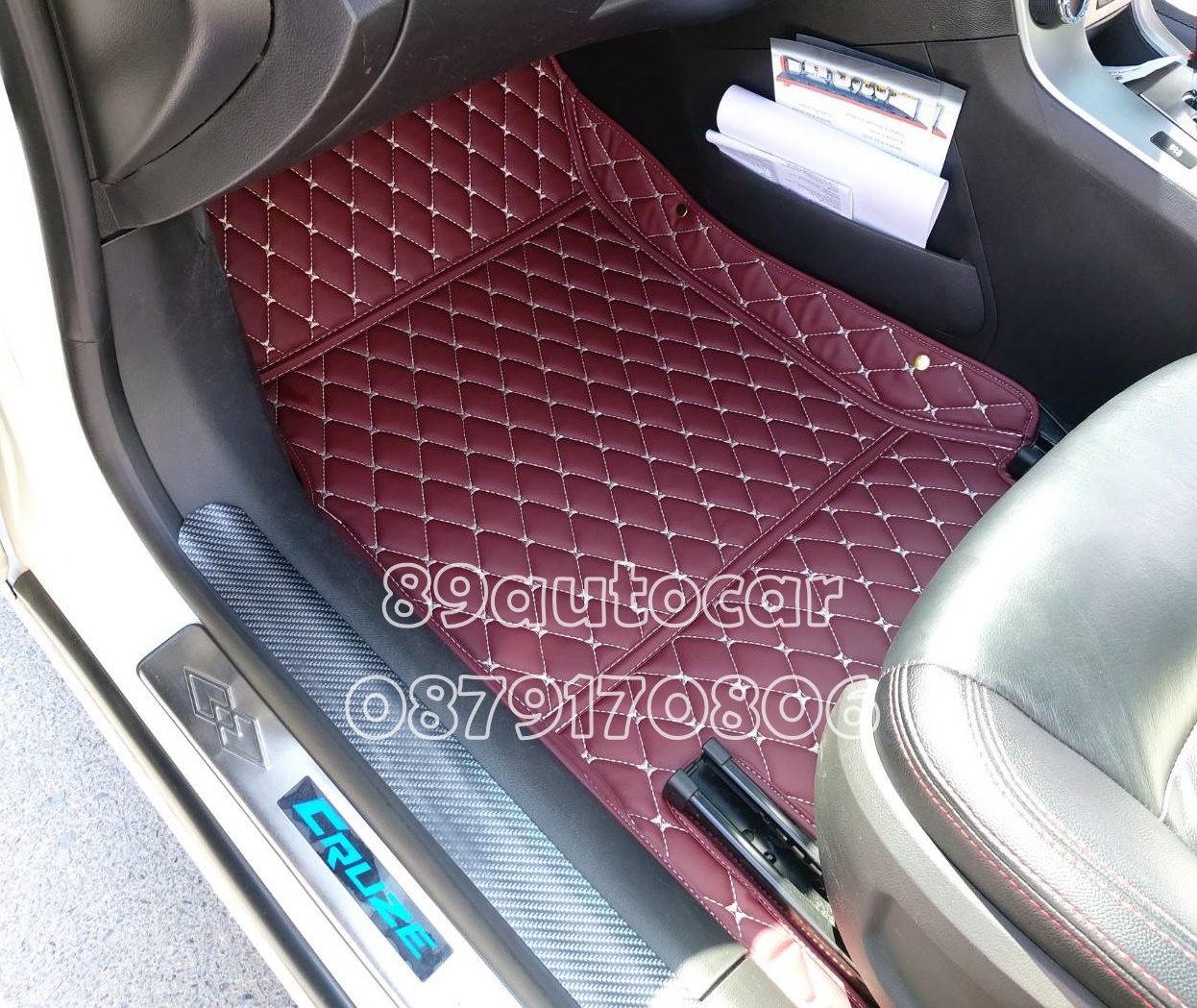 โรงงานพรมปูรถยนต์ Chevrolet Cruze เข้ารูป