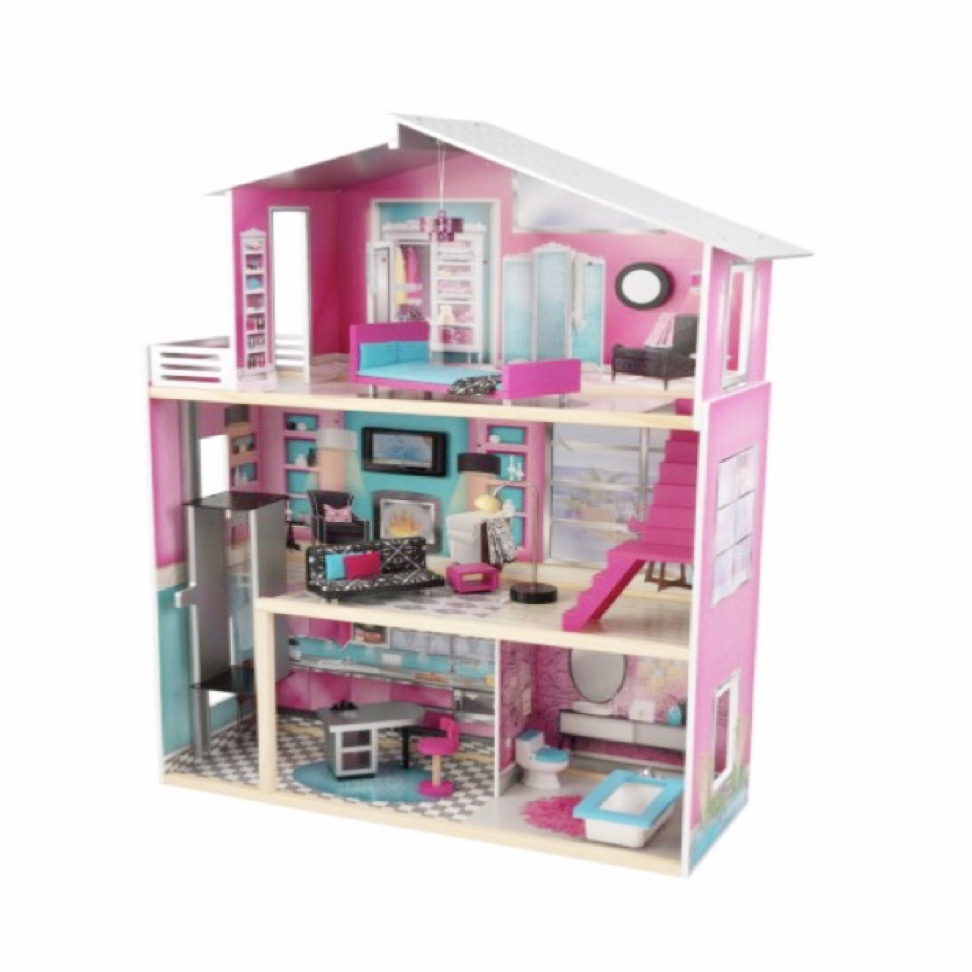 Kidkraft Modern Luxury Dollhouse บ้านตุ๊กตาทรงโมเดิร์นหลังยักษ์ หรูหรา ทันสมัย ขนาดใหญ่พิเศษ เล่นสนุกได้ไม่มีเบื่อ นำเข้าจาก USA ของแท้ 100%