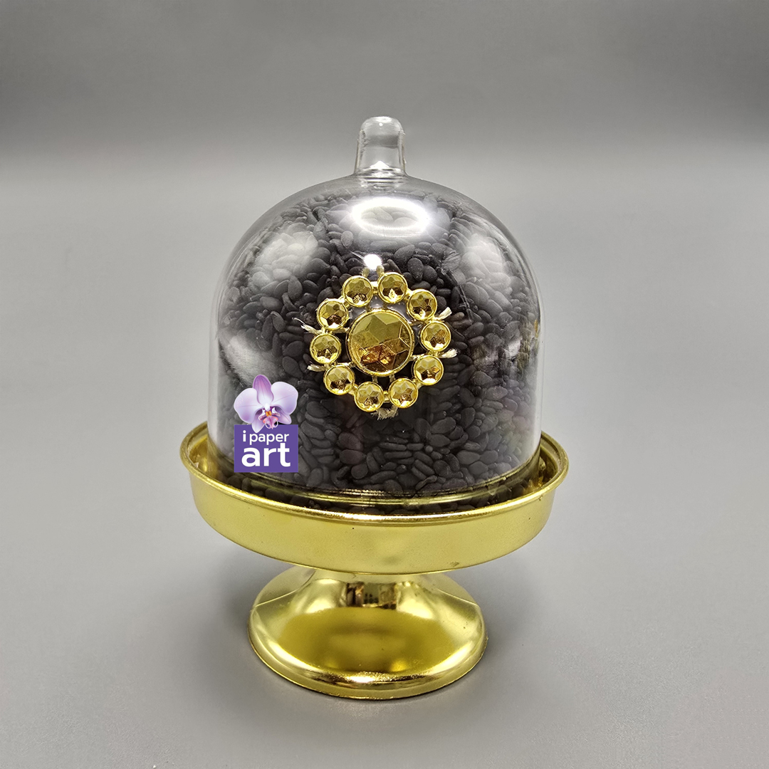 ชุดไหว้พญาครุฑ งานราชการ | งาขาว งาดำ ในโดมจิ๋ว จัดหิ้ง ถวายบูชา | เหมาะกับหิ้งที่มีพื้นที่จำกัด