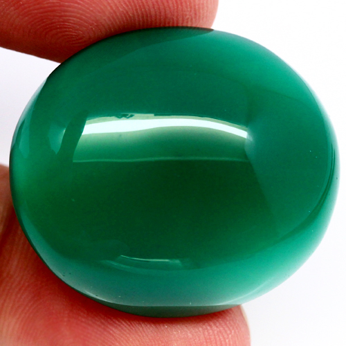 คาลซิโดนีสีเขียว (Chalcedony) 68.10 กะรัต