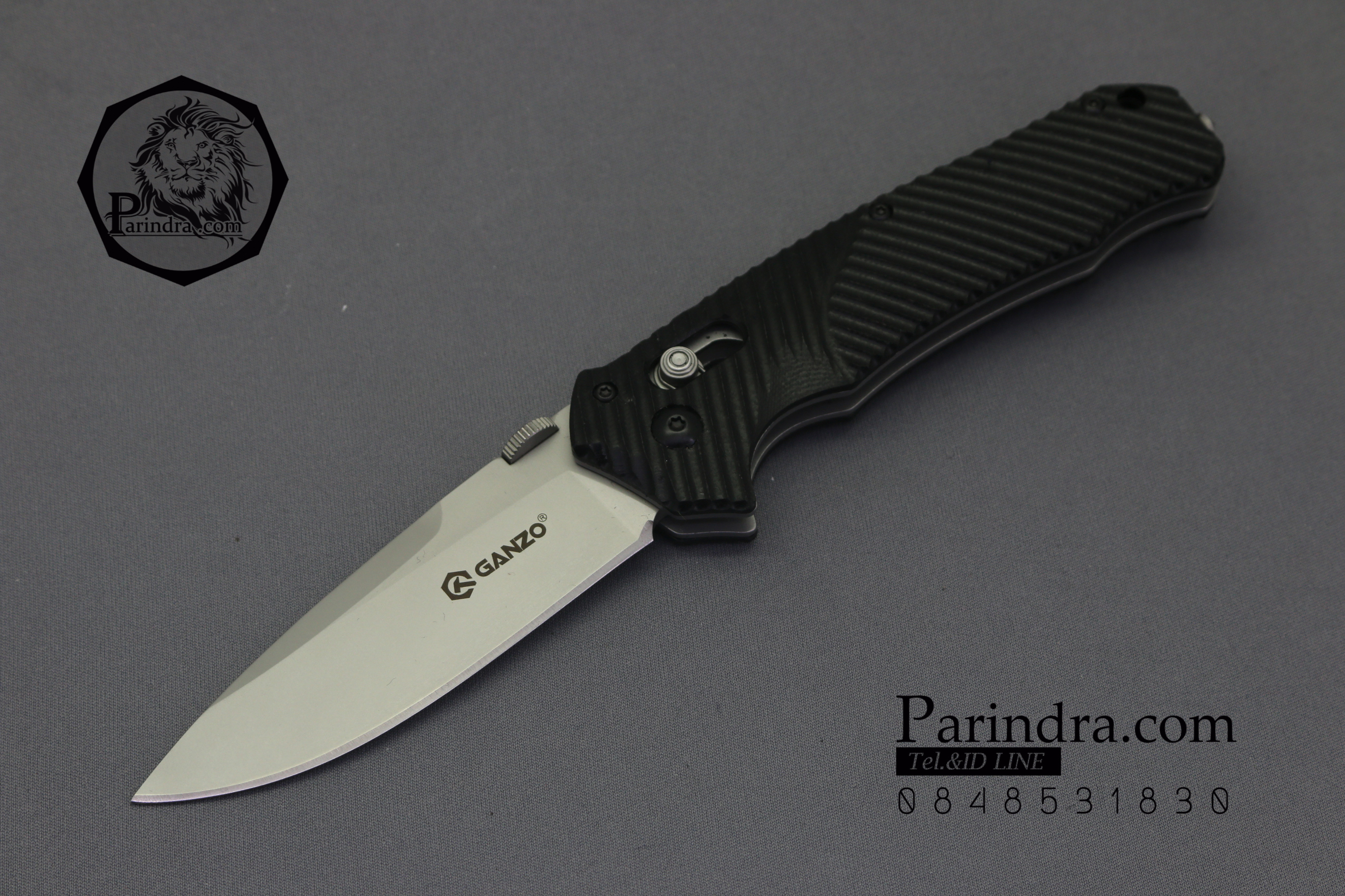 มีดพับ Ganzo กานโซ่ รุ่น Ganzo G716 ใบเทาด้ามดำ ของแท้ 100%