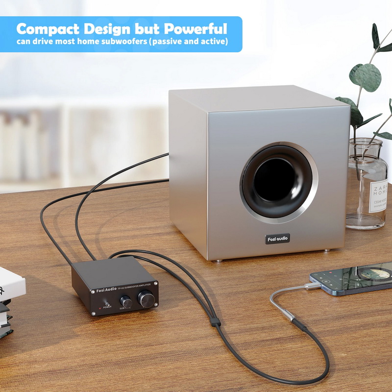 Fosi Audio TP-02 Subwoofer Amplifier ClassD ชิป TDA7498E ประกันศูนย์ไทย