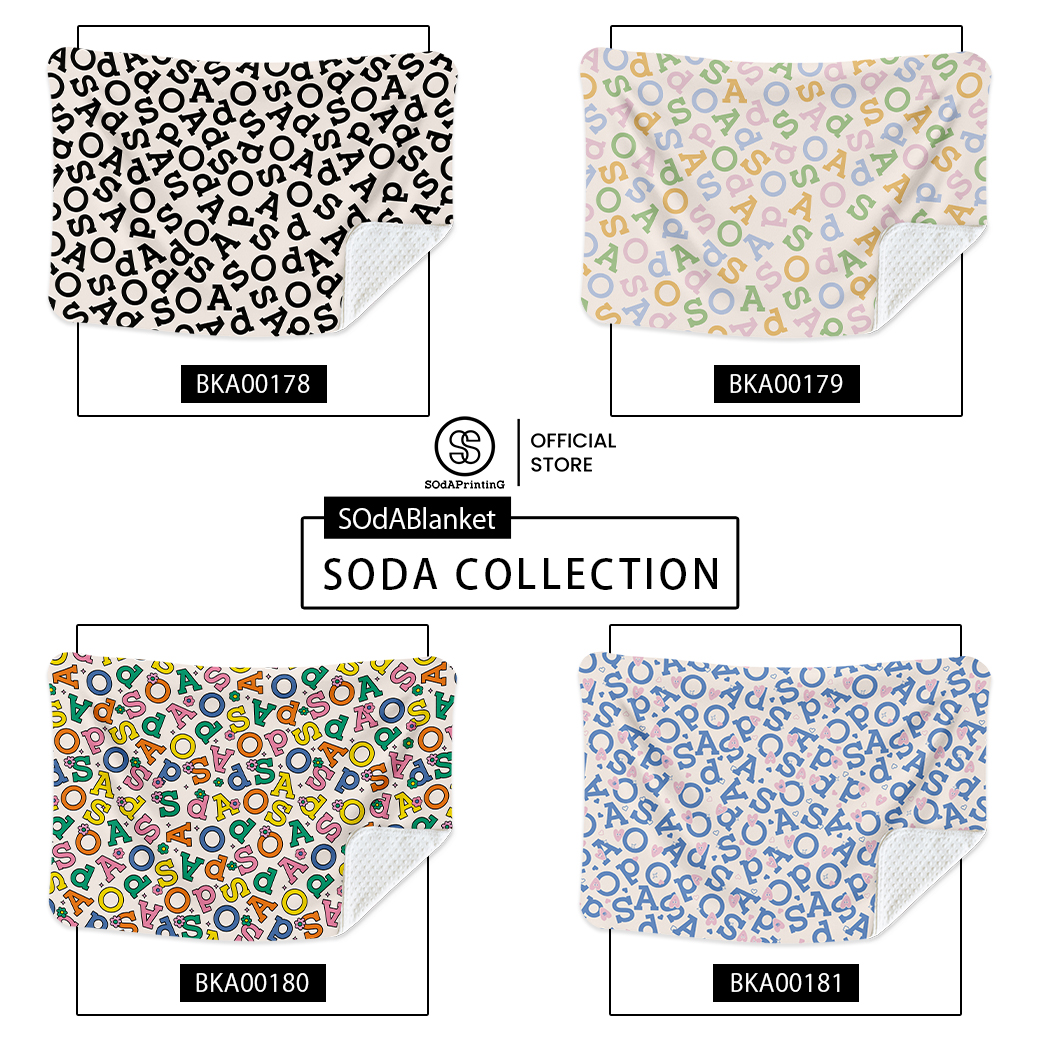 ผ้าห่มอเนกประสงค์ SOdA Collection รหัส BKA00178-BKA00184 #SOdAblanket #SOdAhome