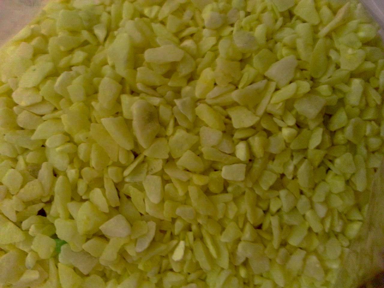 หินสีเหลืองสะท้อน บรรจุ 500 กรัม